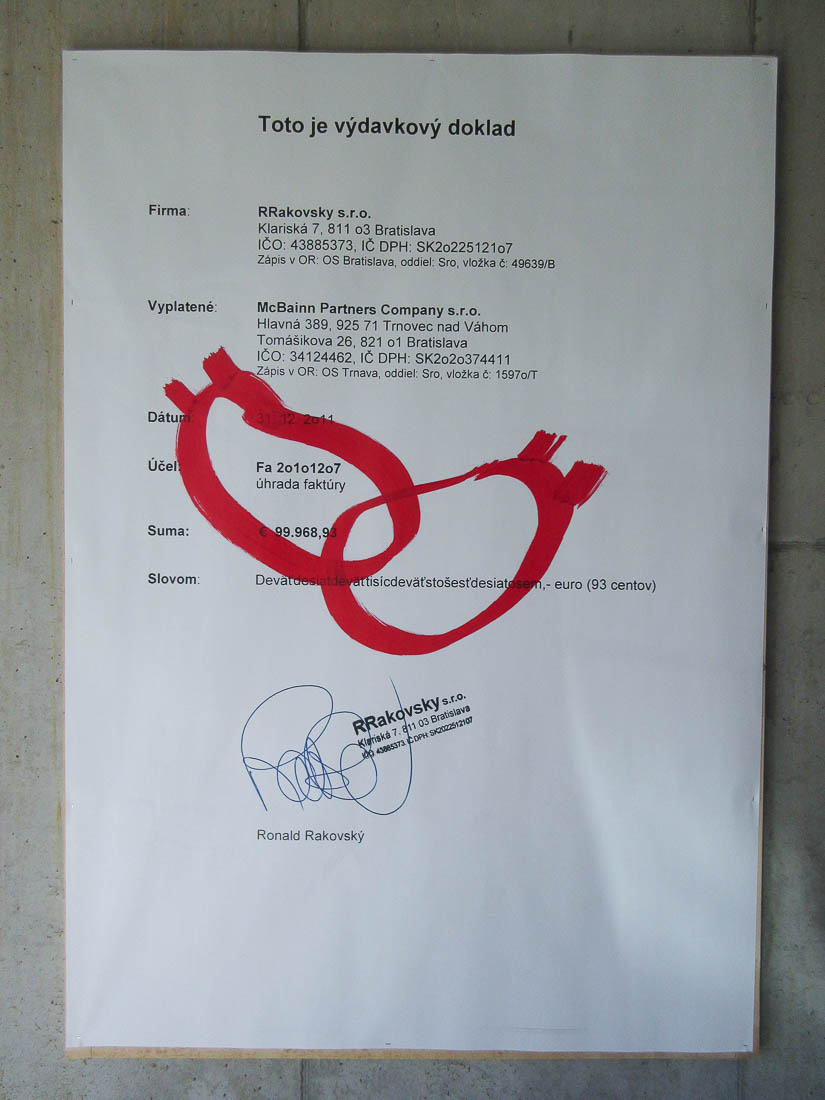 9. Po/vy/žieraná úhrada faktúry 2o1o12o7 (Výroba RA-SK 73o5 kariet) v slovenskom jazyku